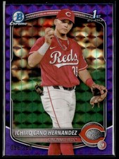2025 Bowman Chrome 1st Purple Geometric Refractor Ichiro Cano Hernandez /250