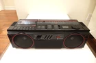 Hitachi TRK-3D2HC Boombox Super Woofer AM/FM Radio Tape Player Tested Working 🔥