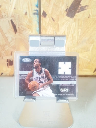 2003-04 Hoops Hot Prospects - Hot Materials Tony Parker #HM-TP /500 (MEM)