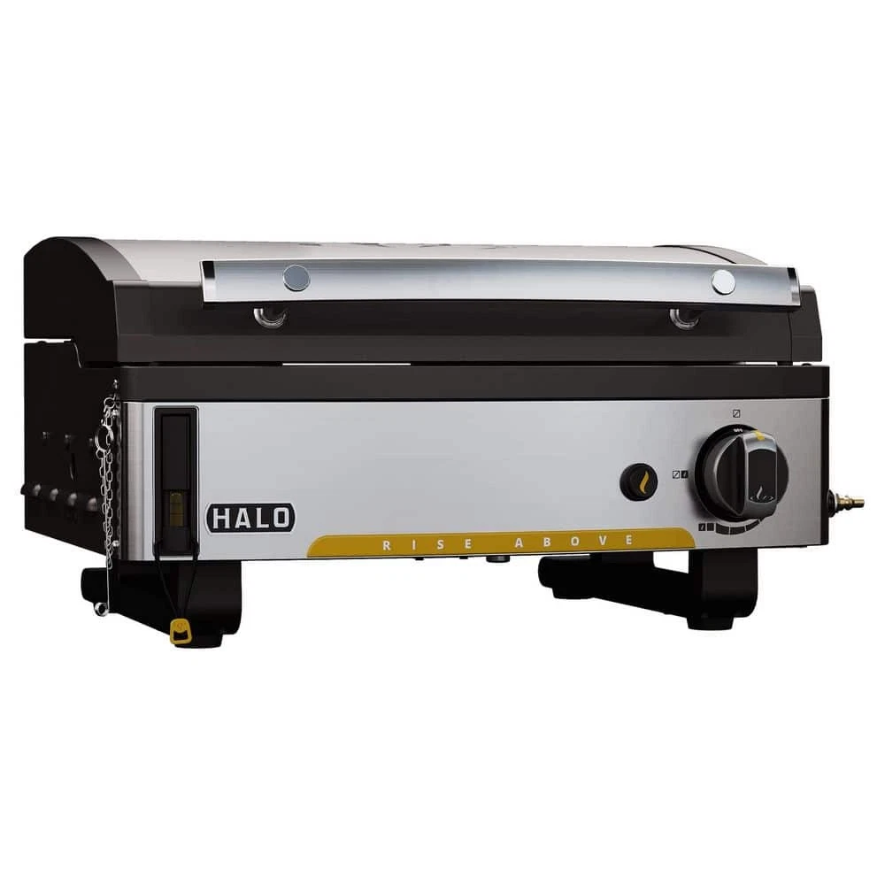 HALO Elite1B 21 in. 1-Burner Outdoor Propane Countertop Griddle in Black