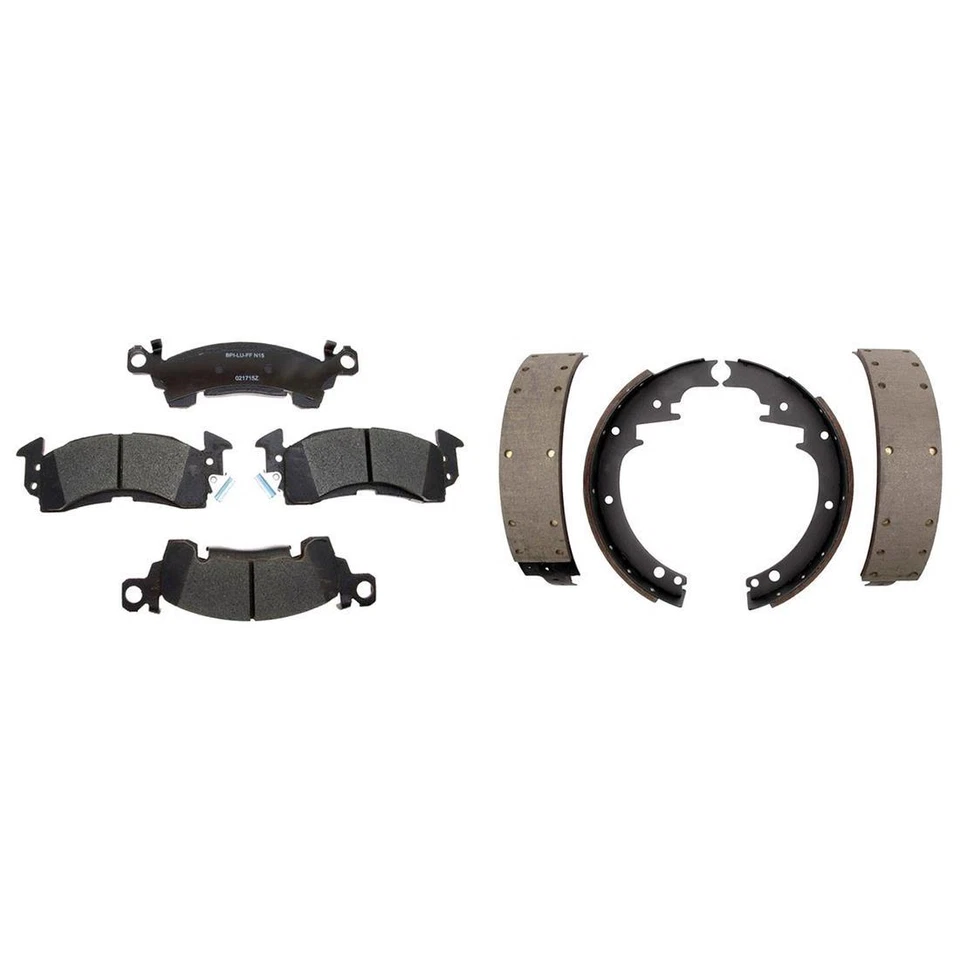 Kit pastillas de freno y zapatas de freno delanteras traseras de cerámica para Oldsmobile 98 1971-1975 Foto 4 de 4