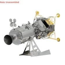 New 1/48 Scale Metal USA Apollo CSM With Lunar Module Unassembled Model Kit