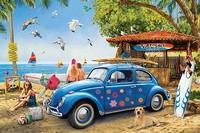 Puzzle (1000 T.) VW KäFer Am Strand (Eurographics) Neu/Ovp