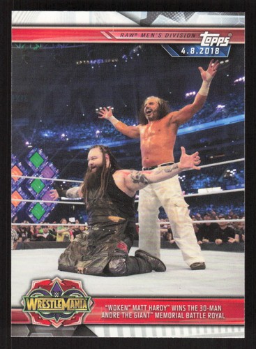2019 Topps WWE Road to Wrestlemania Woken Matt Hardy #34