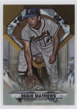 2022 Topps Chrome Update Diamond Greats Chrome Eddie Mathews #DGC-62 HOF 0a6
