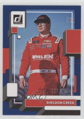 2023 Panini Donruss NASCAR Navy Blue 57/199 Sheldon Creed #109 1id6