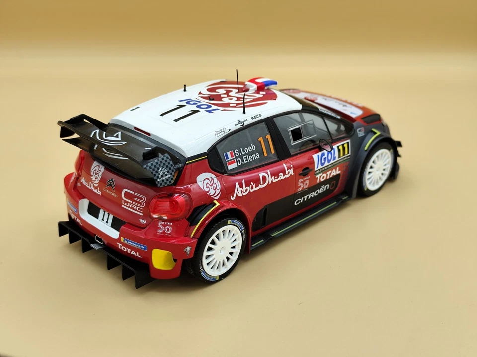 1/18 Citroën C3 WRC #11 Rallye Tour de Corse 2018 Loeb IXO Altaya - Photo 2/3