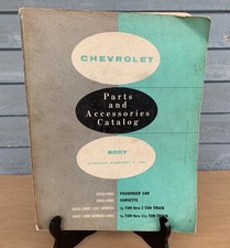 1933-1961 Chevy Car Truck 1953-1961 Corvette Gm Dealer Parts Catalog