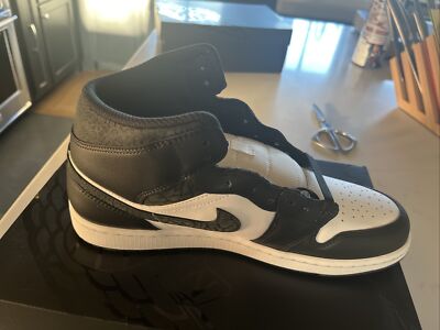Nike Air Jordan 1 Mid SE Shoes Off Noir Black White FB9911-001