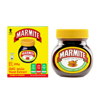 Marmite Yeast Extract Savory Spread | 100% Vegan | 200g Jar | DDP - USA