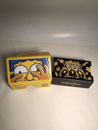 2016 Simpsons Treehouse Horror Cardboard VR Viewer Marge Edition XXVII 600th HTF - Picture 1 of 6