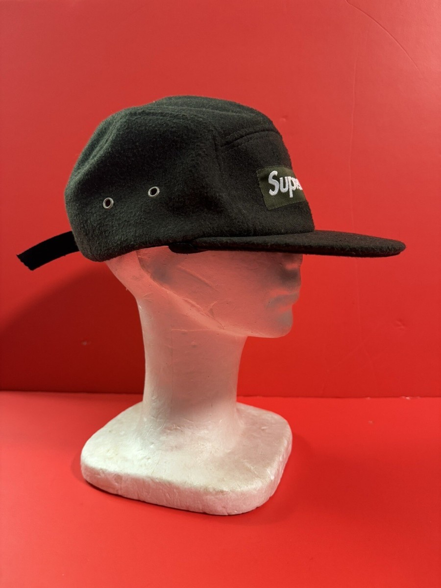 Supreme Camp Cap Green Wool Felt Box Logo 5 Panel Hat Supreme Camp Cap Green Wool Felt Box Logo 5 Panel Hat