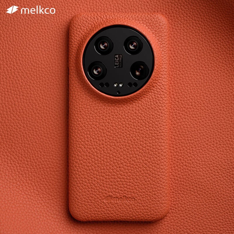 Funda protectora delgada de cuero genuino con patrón de lichie para Xiaomi 12 13 14 15 Ultra