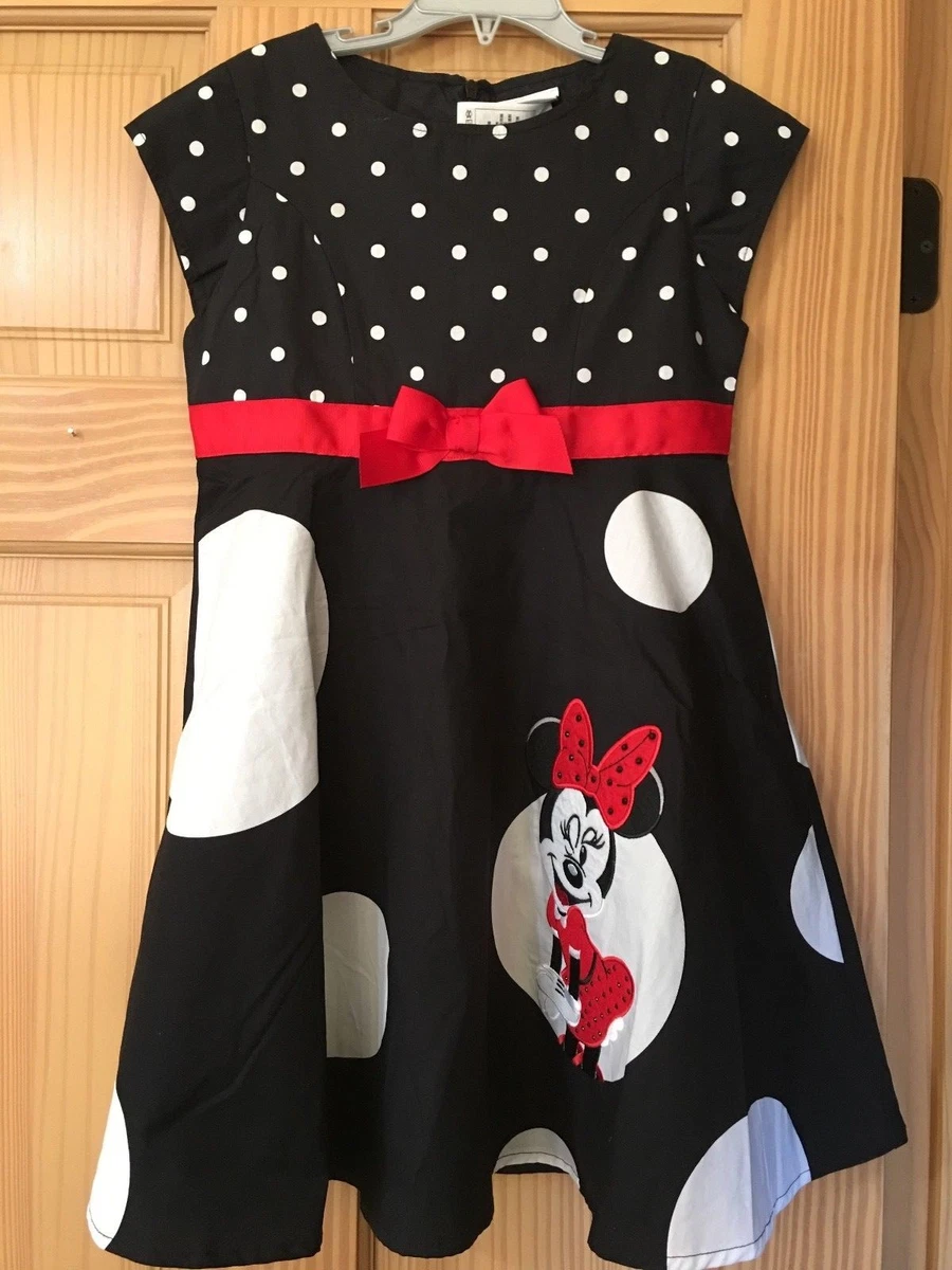 NWT DISNEY Store Parks Minnie Mouse Dress Girls SZ S M eBay
