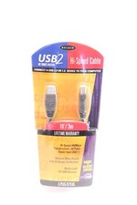Belkin F3U133-20INCH USB2 Hi-Speed USB Cable 20" Type A Type B New 30-1