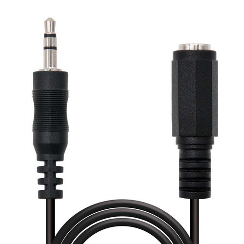 Nanokabel Verlängerung Mini Klinke 3,5 mm M/W für MP3 Kopfhörer 10.24.0201 1,5 m - Bild 2 von 6
