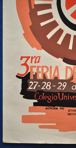 Puerto Rico Art 1979 silkscreen 3ra Feria de Artesanias Cayey- Heriberto Davila - Picture 3 of 11