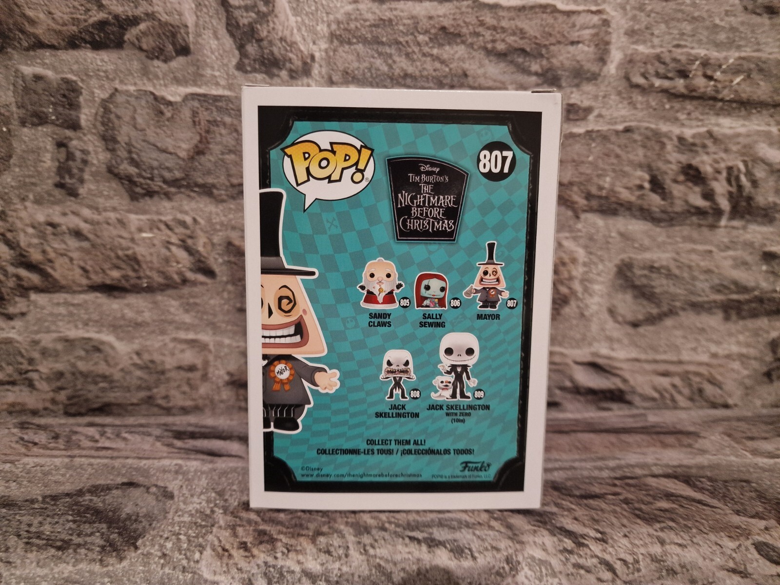 Thumbnail - Funko Pop Mayor 807 Nightmare Before Christmas Disney Pop Figur ☆