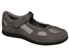 DREW Women's DELITE 14373 Casual Mary Jane Shoe, Grey, Size US 6 W