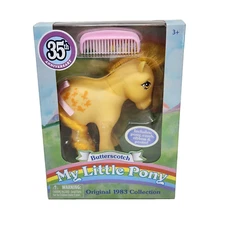 MY LITTLE PONY BUTTERSCOTCH BASIC FUN 35TH ANNIVERSARY NEW N BOX 1983 COLLECTION