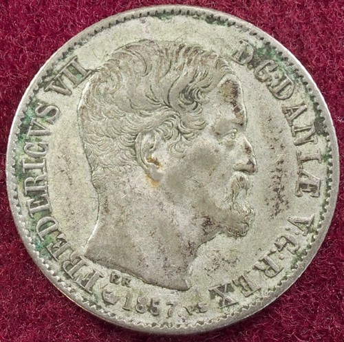 Dinamarca 16 Skilling 1857 (G0203) - Imagen 2 de 2