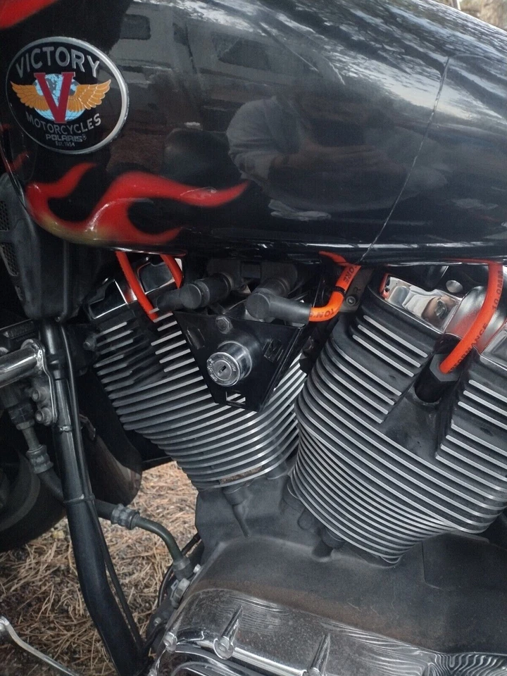 Ton's Performance 10mm Gray Spark plug wires for 2002-2007 Victory motorcycles - Image 4 of 4