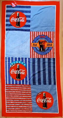Strandtuch COCA COLA ice cold 1993 - 75 x 150 cm