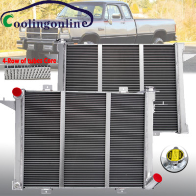 4-Row Radiator For 1991 1992 1993 Dodge D250 D350 W250 W350 5.9L Diesel #1198