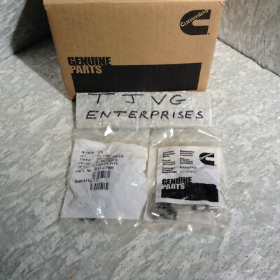 3914708 NEW GENUINE CUMMINS MANIFOLD BOLT LOCKPLATE  2-PIECES
