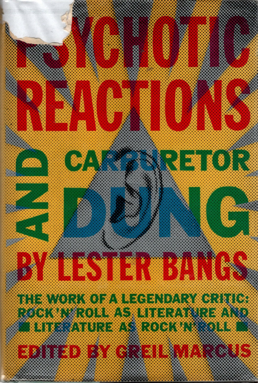 Lester Bangs, Psychotic Reactions & Carburetor Dung, 1ST, HB, in DJ- Rock -1/3 ! | eBay