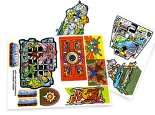 Custom Mattel MOTU Masters of the Universe Castle Grayskull stickers - 2 options