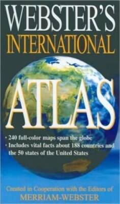 Websters International Atlas - Hardcover By Editors of Merriam-Webster - GOOD
