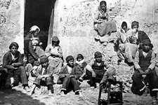 Eww-6 Group Of Sicilians, Taormina, Sicily, Italy C1890. Photo