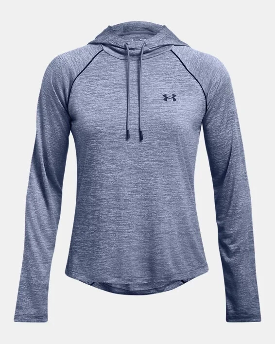 NEW Women's Under Armour Blue Velocity Workmark Hoodie Size Small MSRP $45