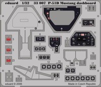 MW22 Eduard 33007 P-51D Dashboard 1/32 1/32 Zoom Set For Hasegawa