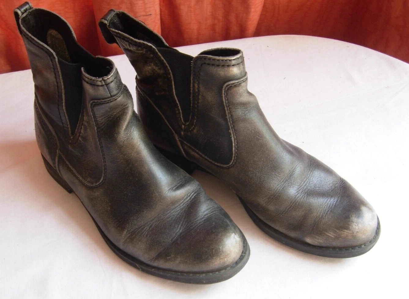 Stivali Timberland in pelle marrone jodhpur 37 5 4 5 ben indossati