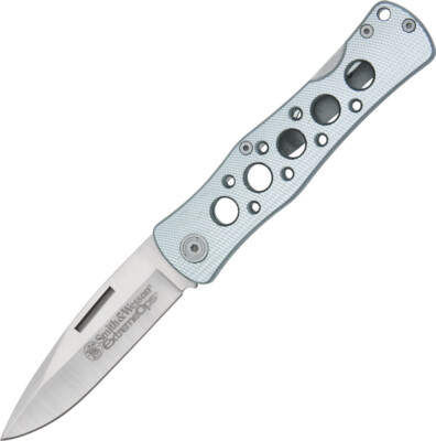 Smith & Wesson ExtremeOps Lockback Aluminum Folding Stainless Pocket Knife
