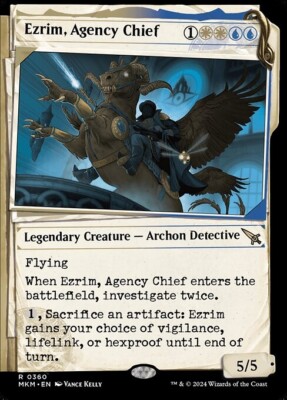 MTG RARE SHOWCASE REGULAR - (MKM) NM - EZRIM, AGENCY CHIEF 0360