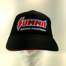 Summit Racing Equipment Hat Cap Hook & Loop Black