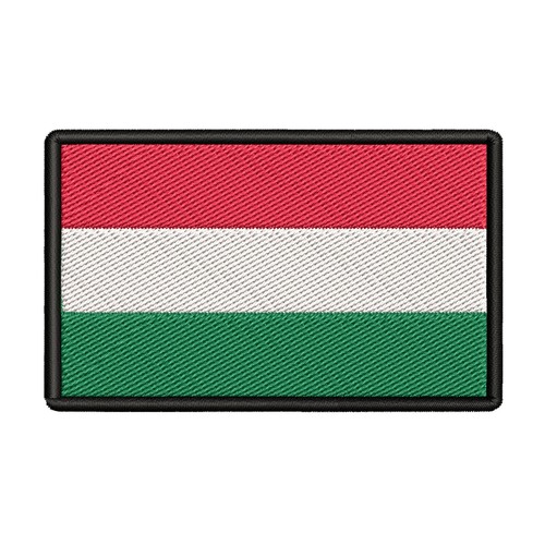 HUNGARY FLAG embroidered iron-on PATCH HUNGARIAN EMBLEM New - Afbeelding 7 van 12