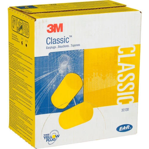 Tapones para los oídos 3M E-A-R clásicos desechables para dormir reducción de ruido NRR 29 Foto 2 de 4