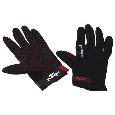 Fox Rage Power Grip Fishing Glove Black Non-Slip Glove