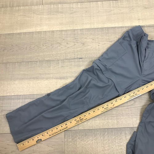REI Pants Girls Size L Gray Sahara Convertible Hiking Cargo Outdoor Performance - Picture 12 of 14