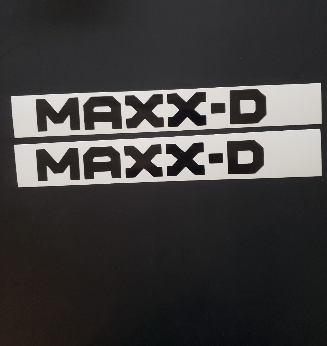 Maxx Sticker Maxxd maxx-d Decals Stickers gloss white/black/red 18-30