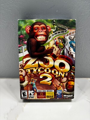 Zoo Tycoon 2 Complete With Manual PC Game 2004 CD ROM Microsoft Windows