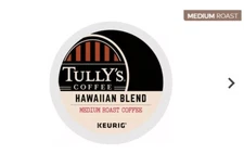 Tully's Coffee Hawaiian Blend K-Cups