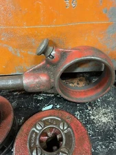 Ridgid Die Set Pipe Threader 3/8 to 2 inch for 300 700 12R Good Condition.