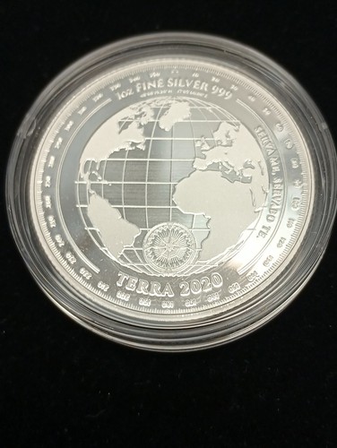 2020 1 oz .999 argento Tokelau Terra Prooflike - Foto 2 di 2