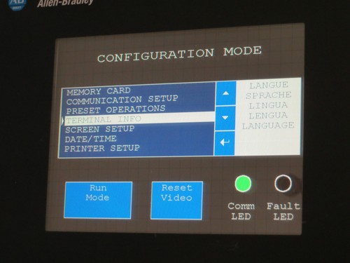 Allen Bradley PanelView 1000 2711-T10C20L1/D ColorTouch, 2004 Nice Used Tested - Picture 4 of 12
