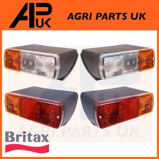 Front Side Light Rear Lamp Set for Ford New Holland 80 TS90 TS100 TS110 Tractor